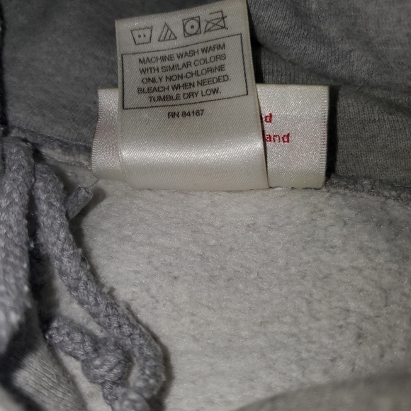 Disneyland Hoodie Sweatshirt Mickey Men's Large Grey Y2K Since 1955 Singapore - Picture 7 of 13